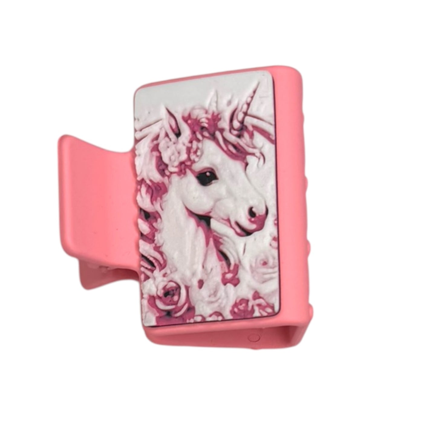 Unicorn 3D Printed Hair Claw - Small 2"