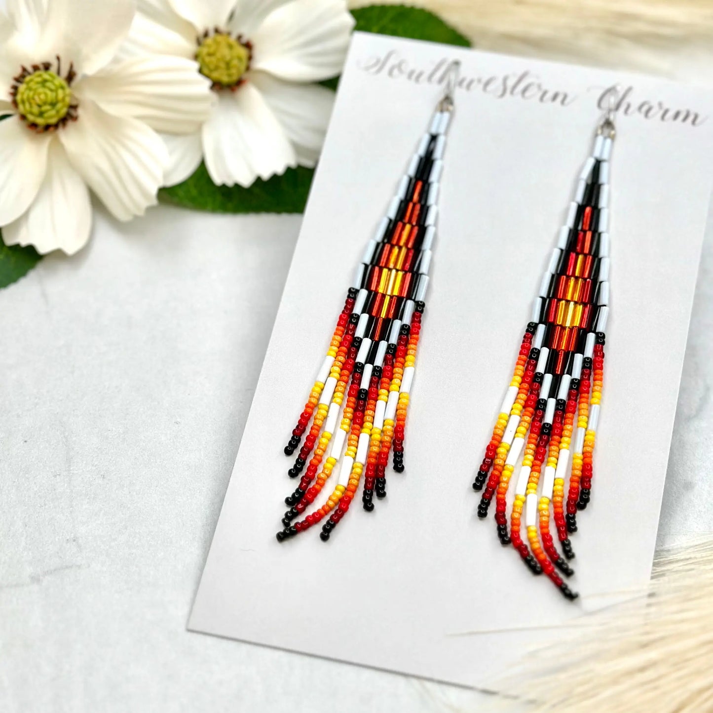 Rodeo Beaded Earrings - Southwestern Charm
