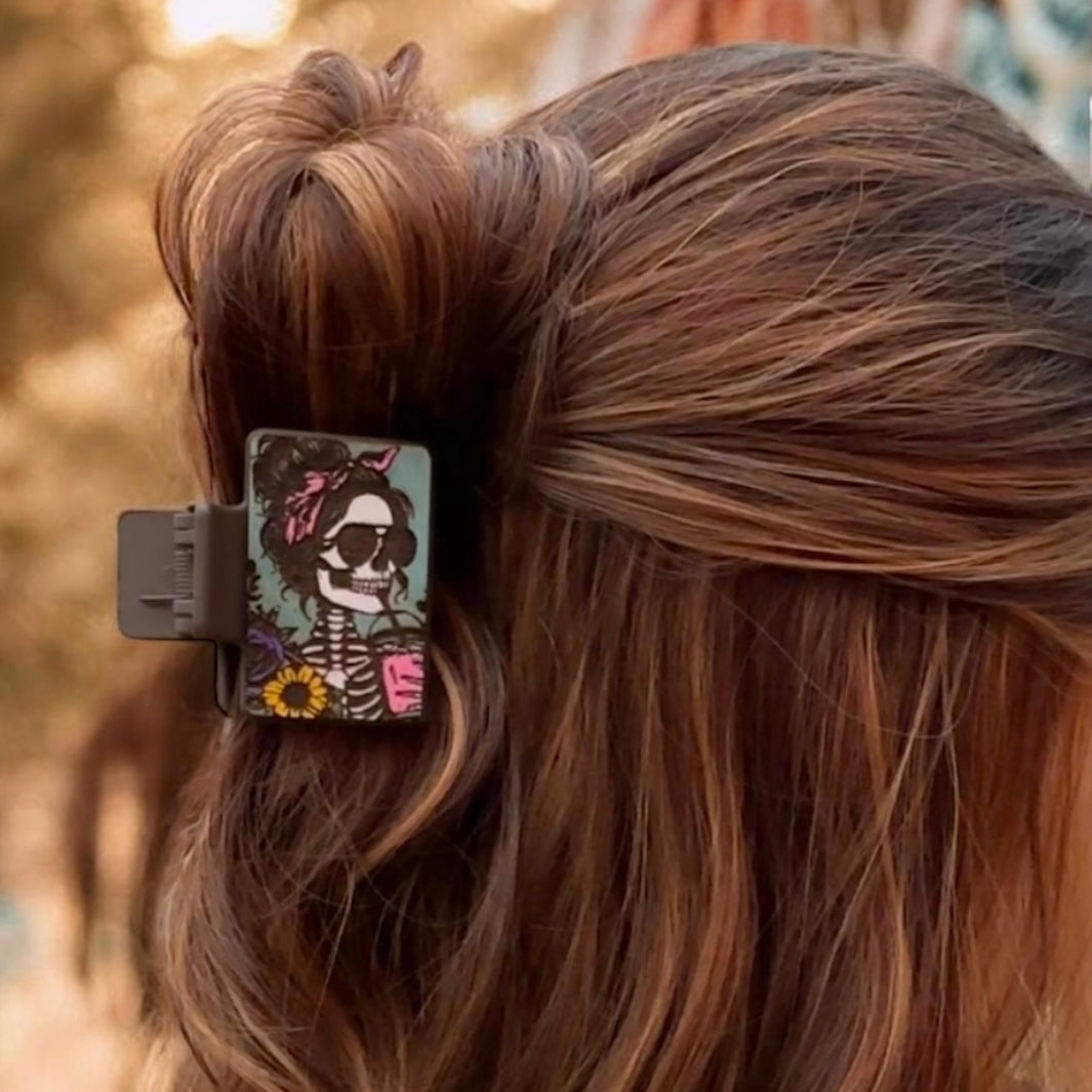 Bitches Happen Hair Claw Clip