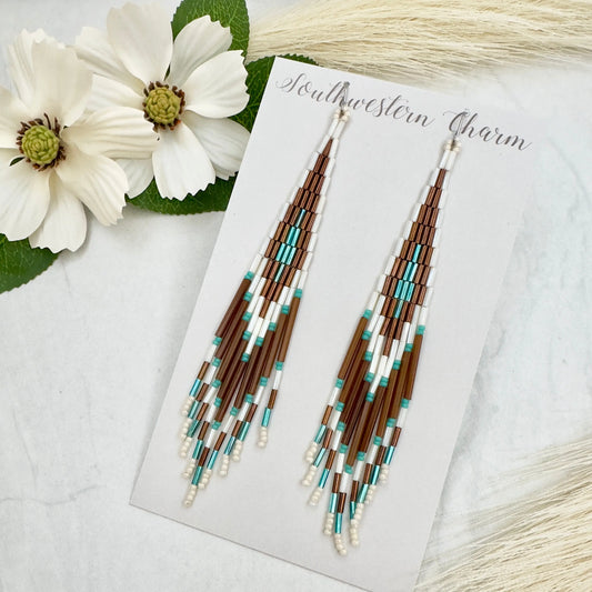 Rodeo Beaded Earrings - Southwestern Charm