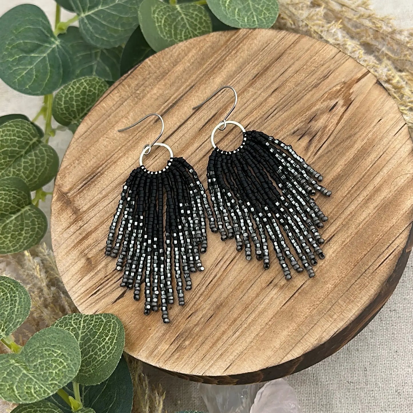 Sable beaded earring - Southwestern Charm