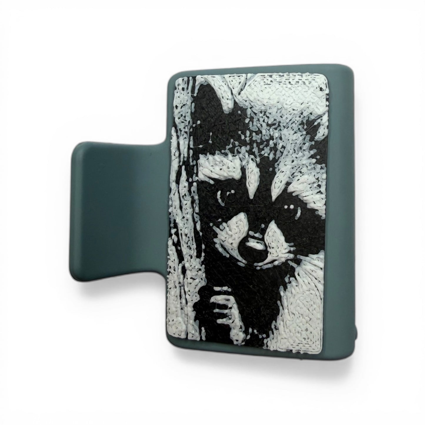 Raccoon - Small 3D Hair Claw