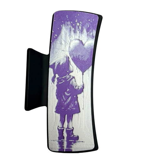 Heart Balloon - Large 3D Hair Claw