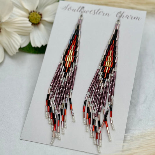 Rodeo Beaded Earrings - Southwestern Charm