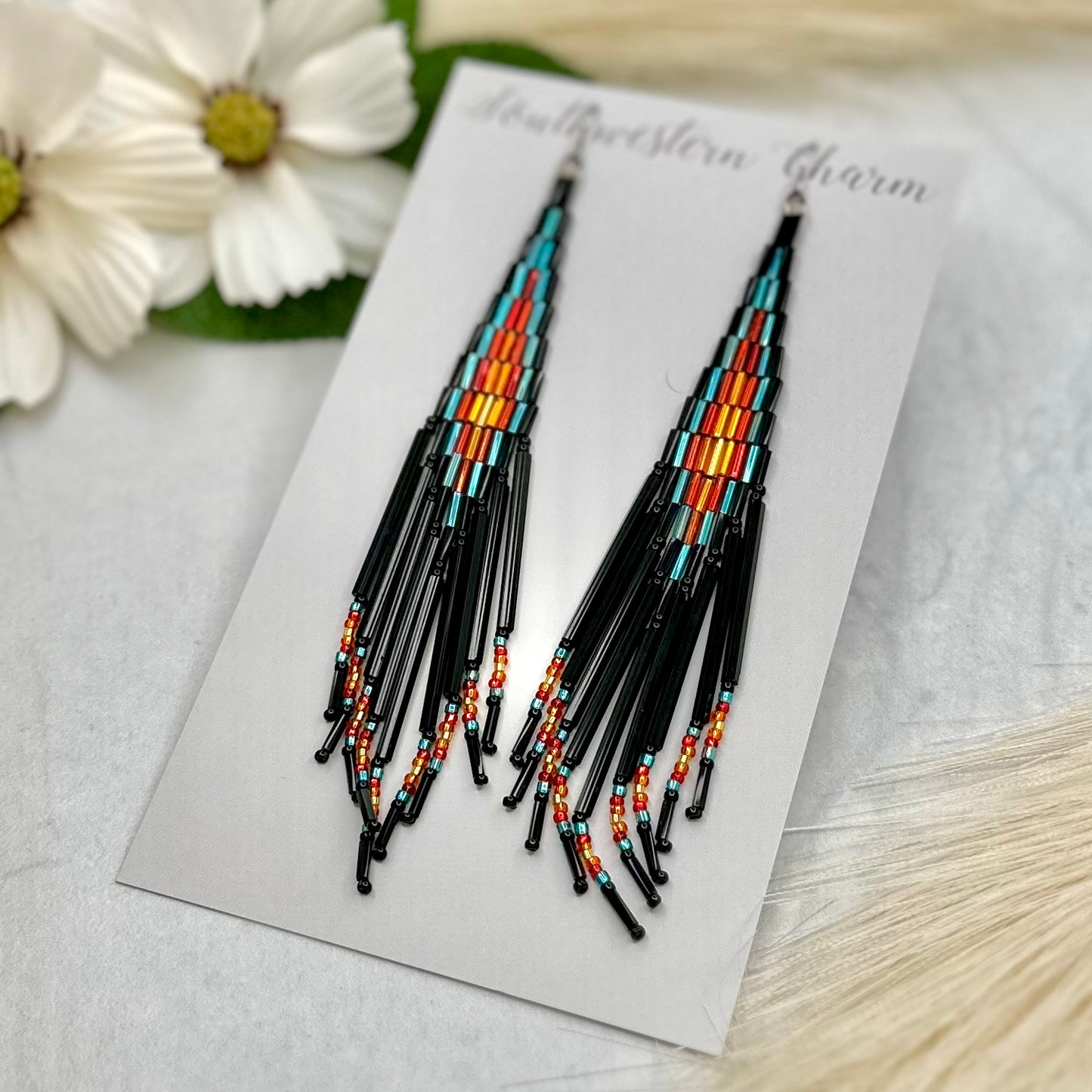 Rodeo Beaded Earrings - Southwestern Charm