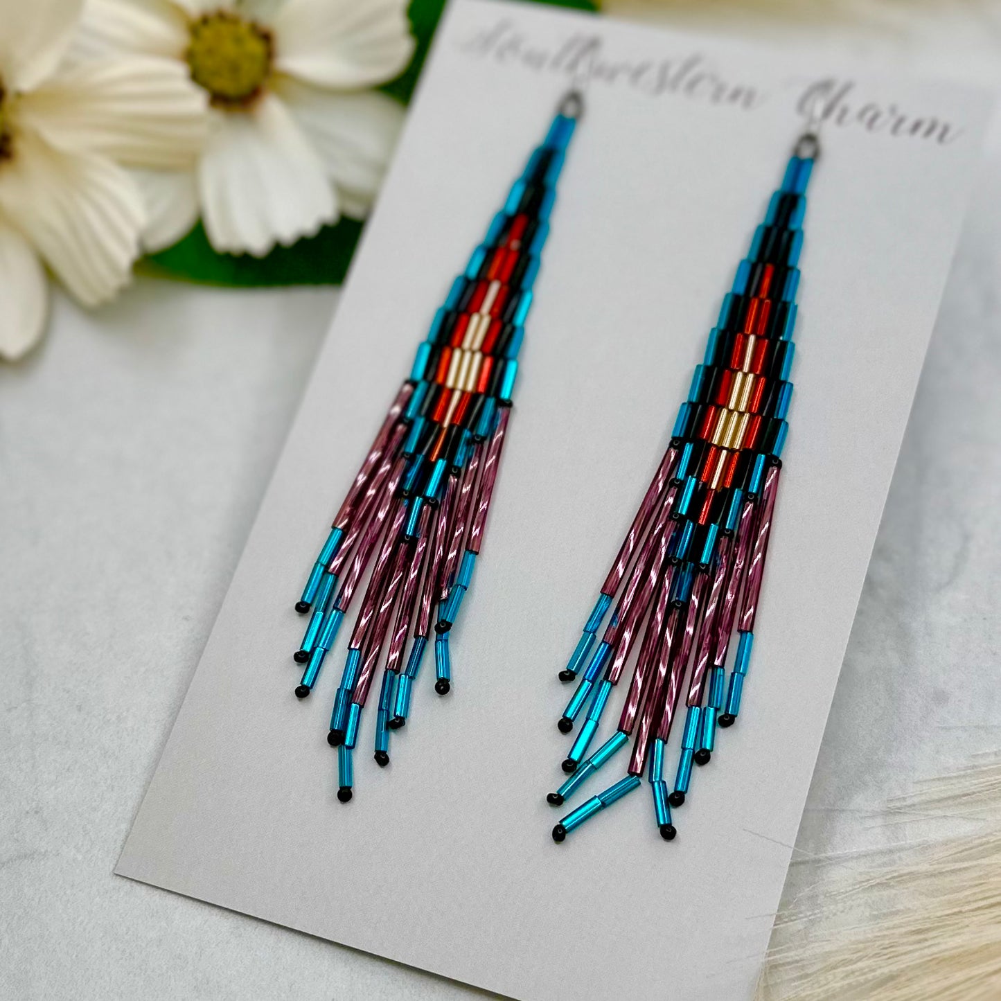 Rodeo Beaded Earrings - Southwestern Charm
