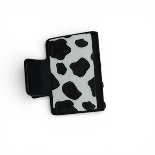 Cow Spots 2" 3D Printed Hair Claw Clip