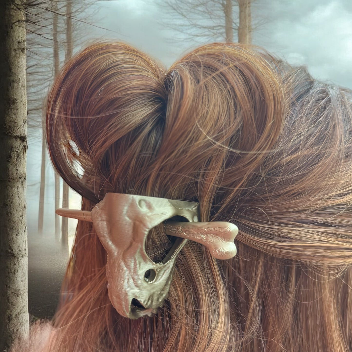 Dino Hair Pins 3D Printed