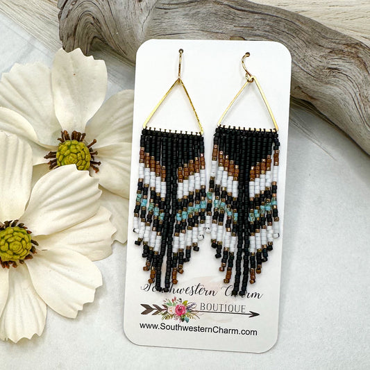 Brooke beaded earrings