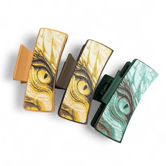 Dragon Eye Hair Claw Clip