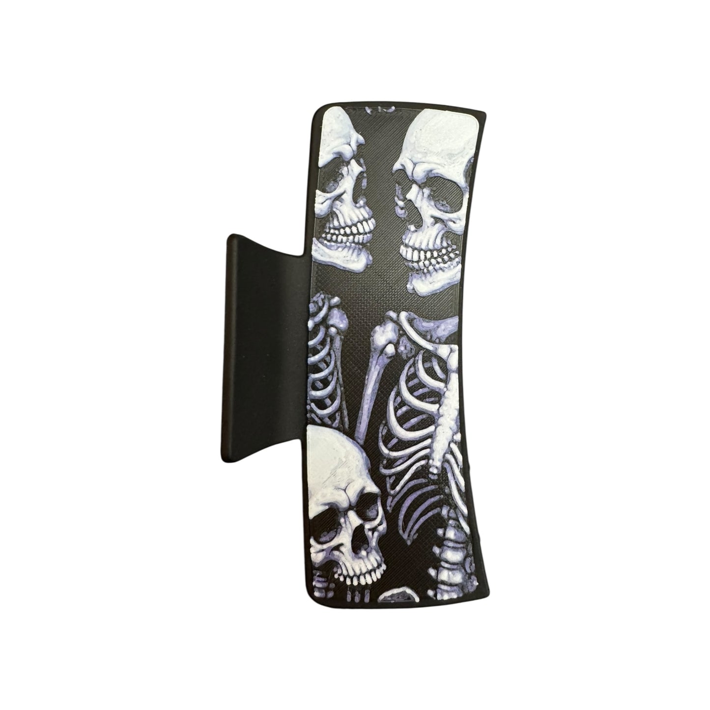 Tri Skelly Large Hair Claw Clip