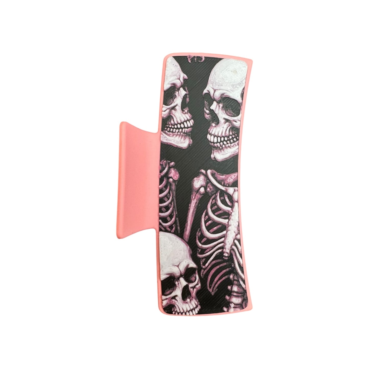 Tri Skelly Large Hair Claw Clip