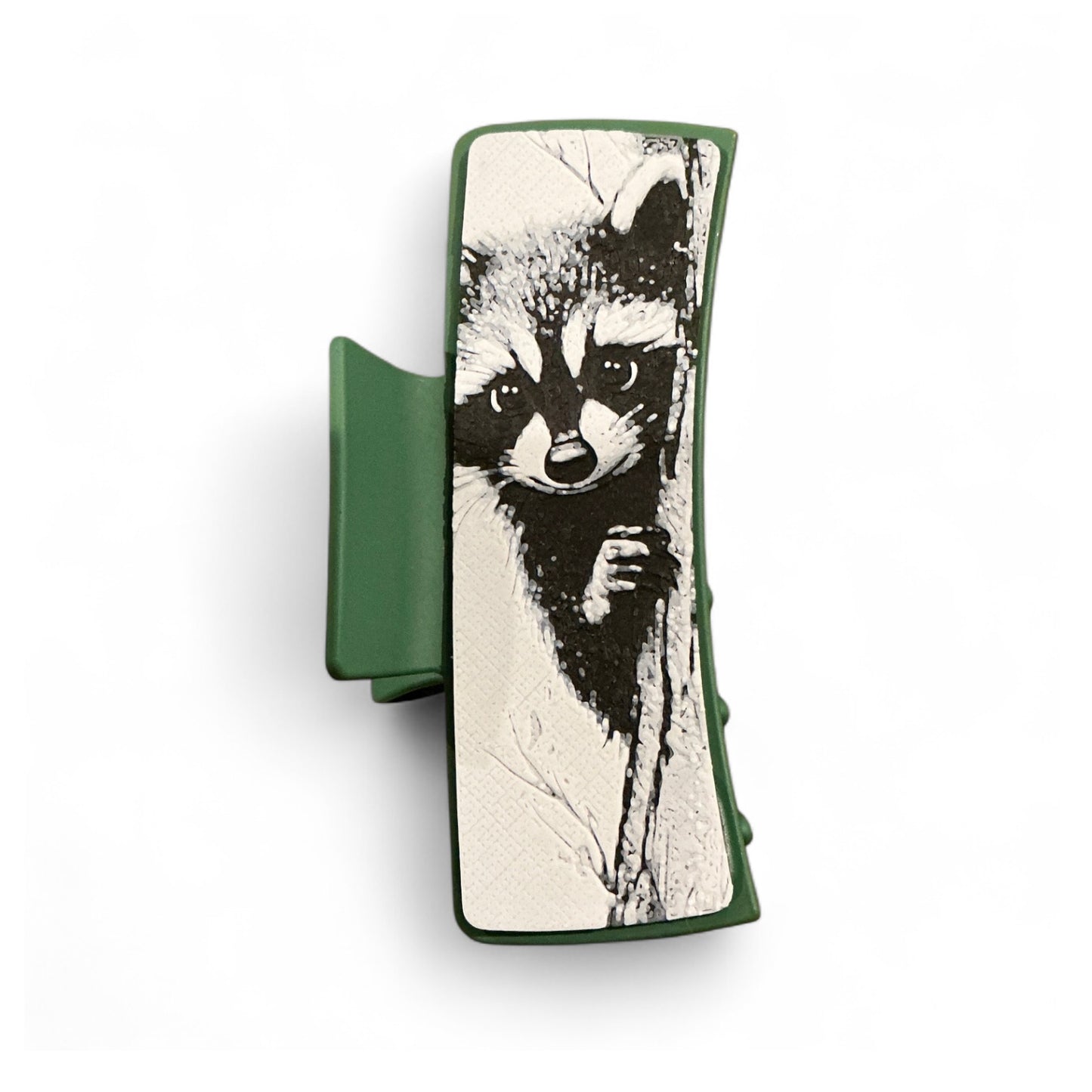 Raccoon Large Hair Claw Clip