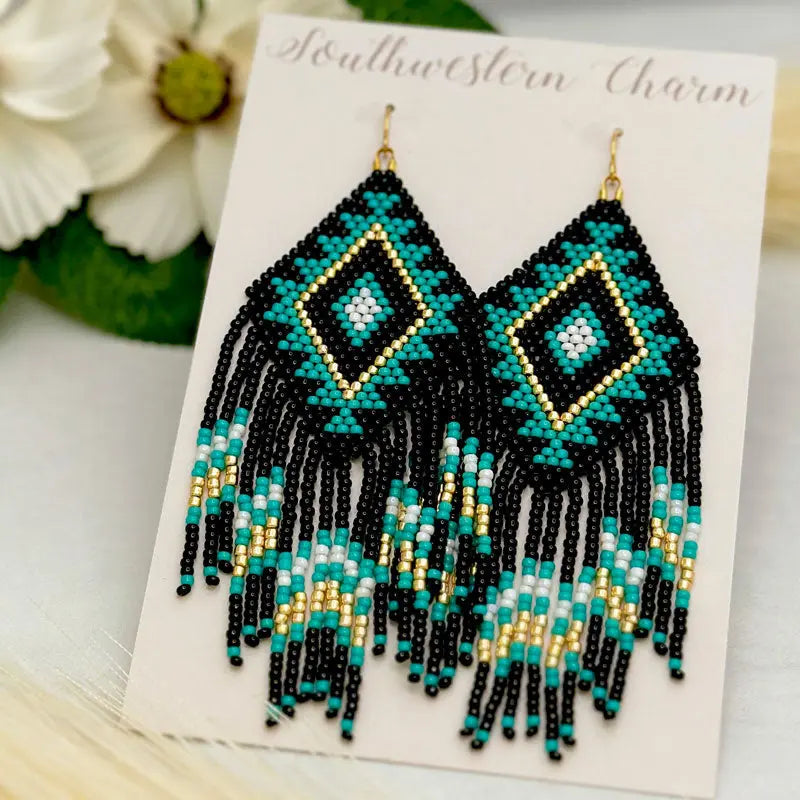Laramie Beaded Earrings Andrea