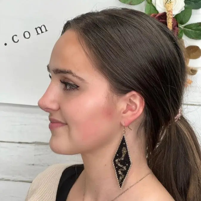 Serpent Beaded Earrings Andrea