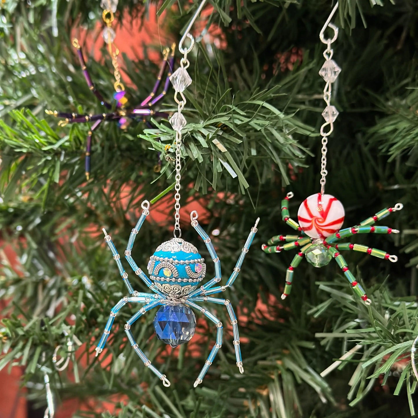 Christmas Spider Ornament Combine