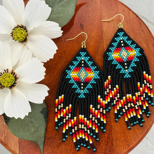 Laramie Beaded Earrings Andrea