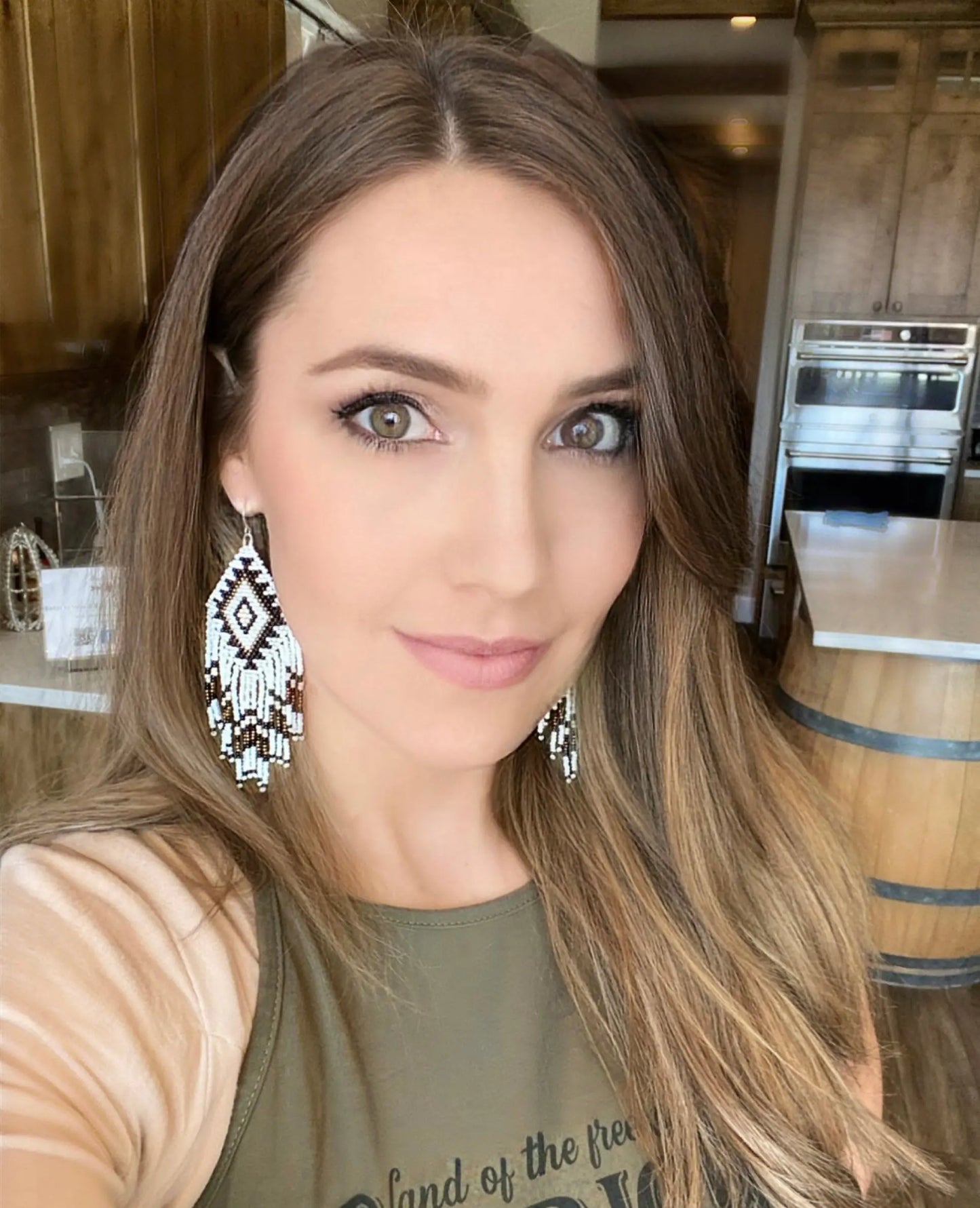 Laramie Beaded Earrings Andrea