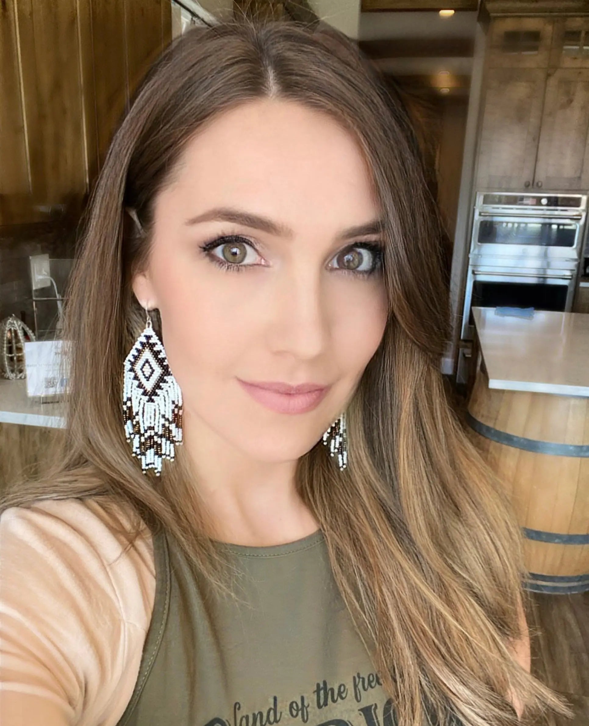 Laramie Beaded Earrings Andrea