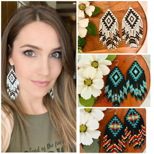 Laramie Beaded Earrings Andrea
