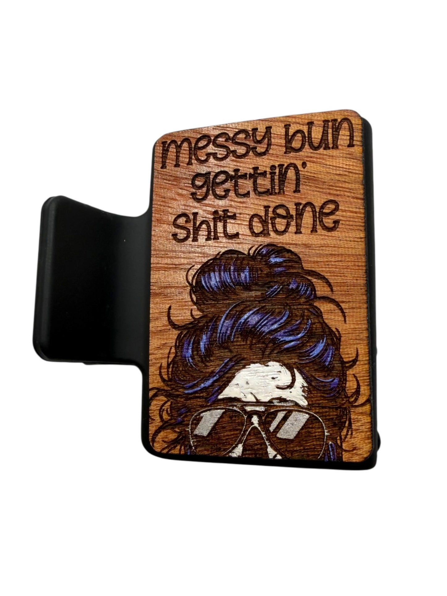 Messy Bun Gettin' Shit Done Claw Hair Clip -Small