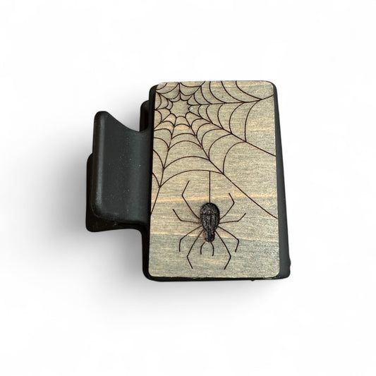 Spider with Web Small claw clip