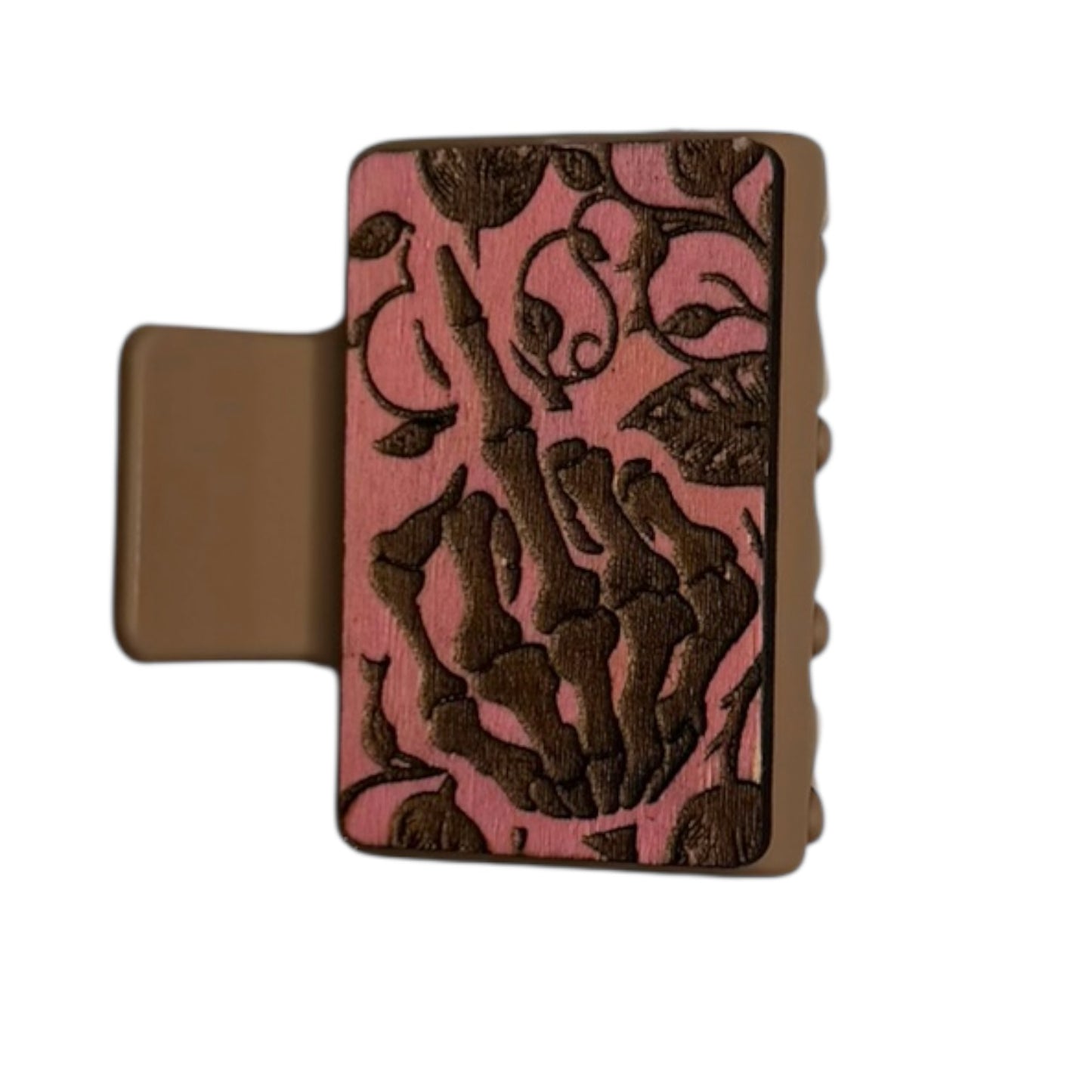 Middle Finger Hair Claw Clip - Small 2"