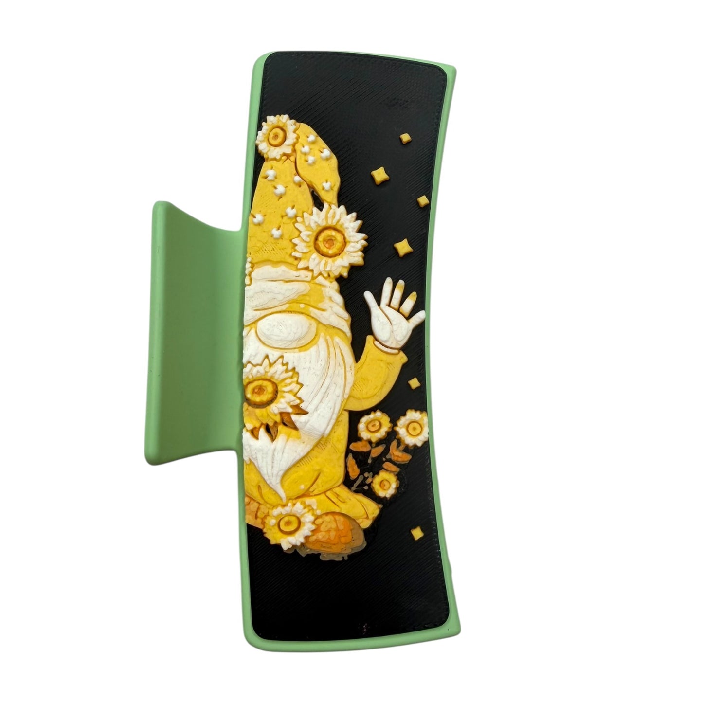 Gnome 3D Hair Claw Clip - Large