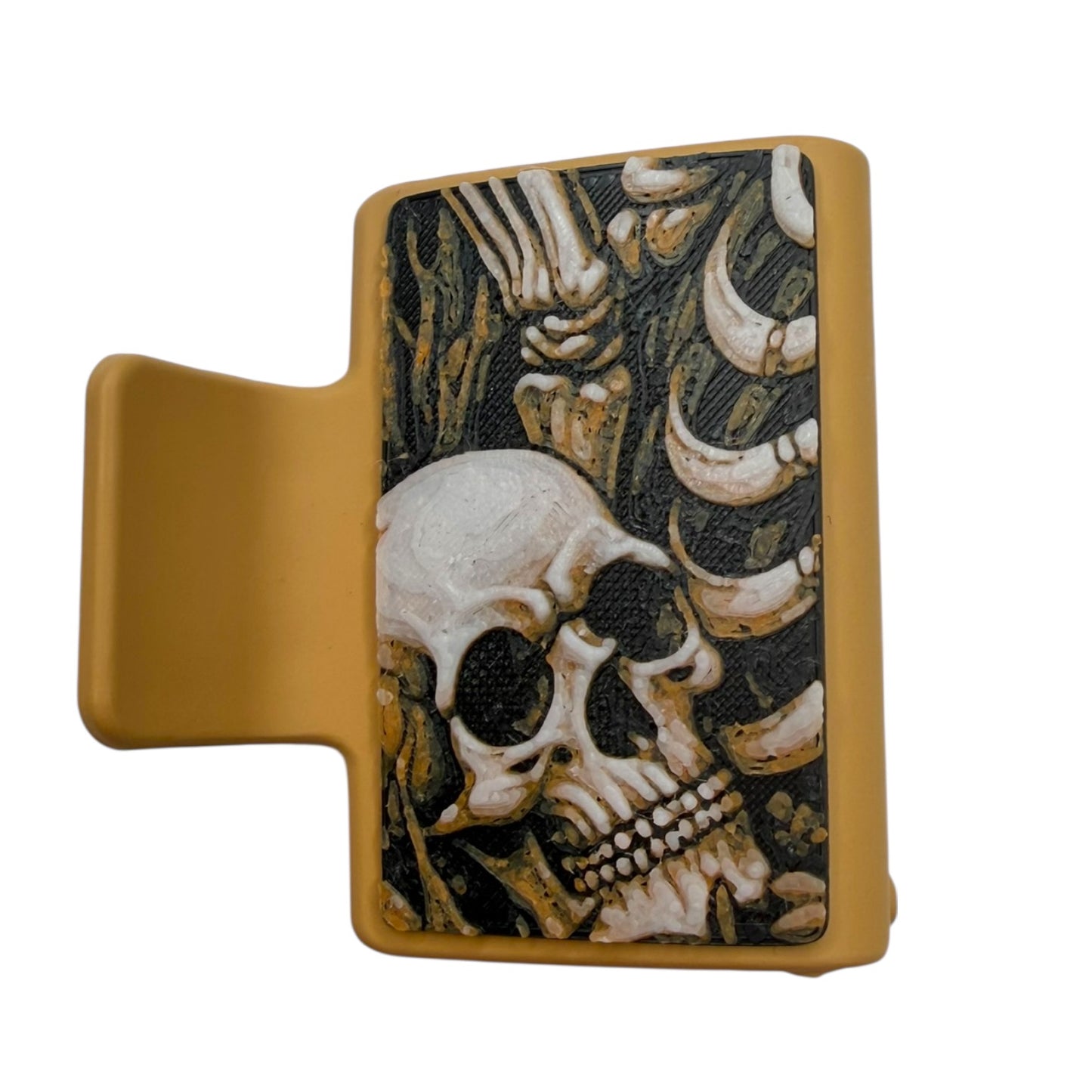 Skeleton Small Hair Claw Clip