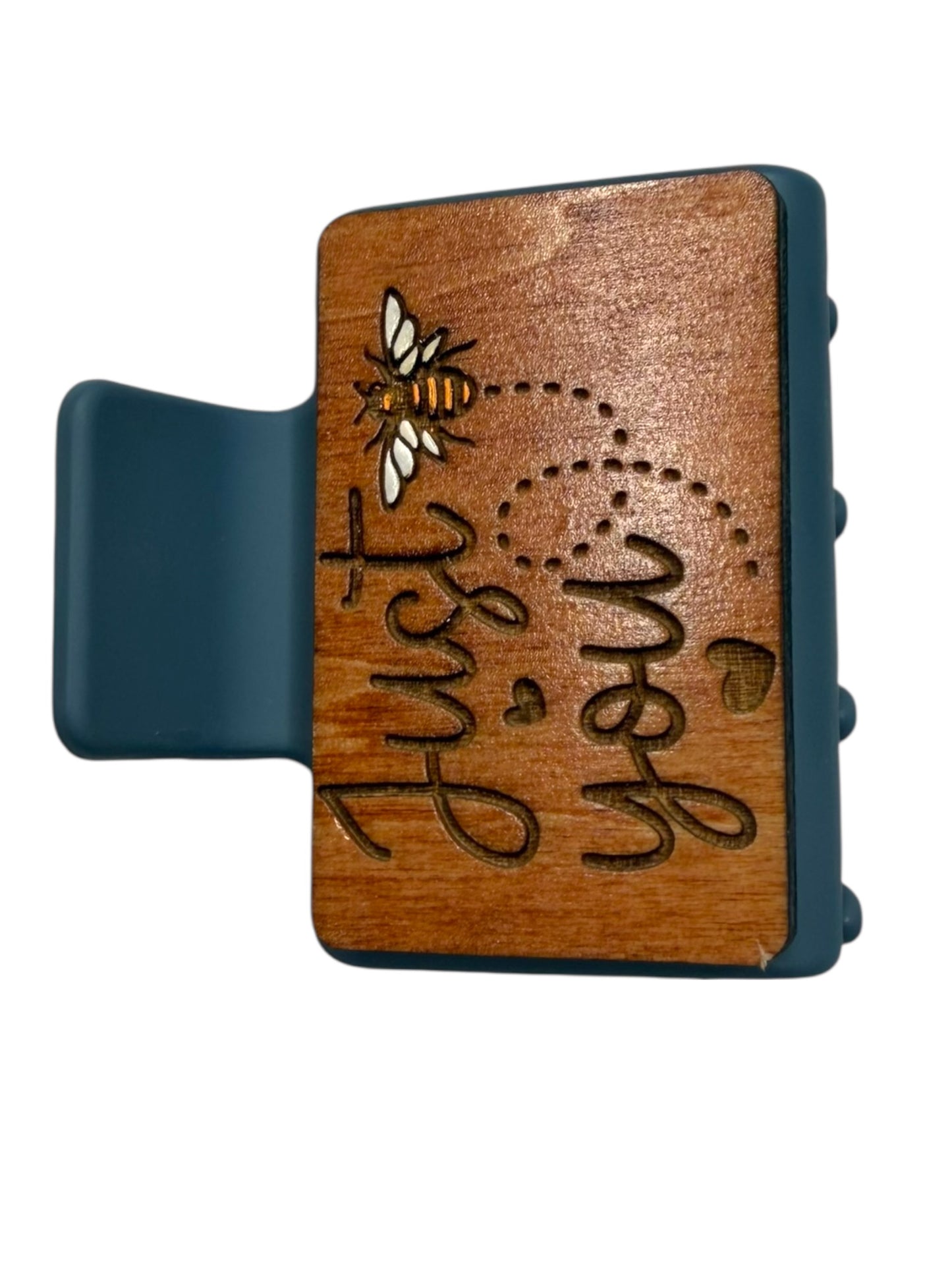 Just Bee You - Small Engraved Hair Claw