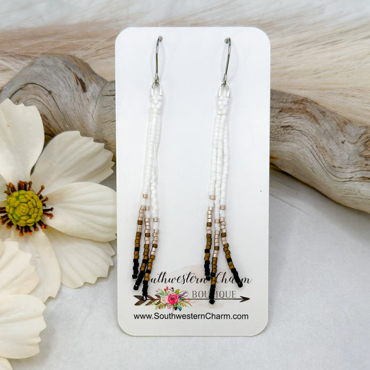 Lori Tassel Beaded Earrings