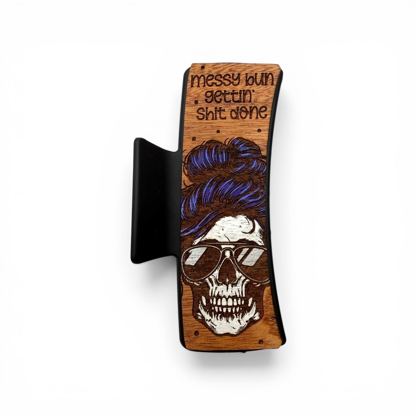 Messy Bun Gettin' Shit Done Claw Hair Clip