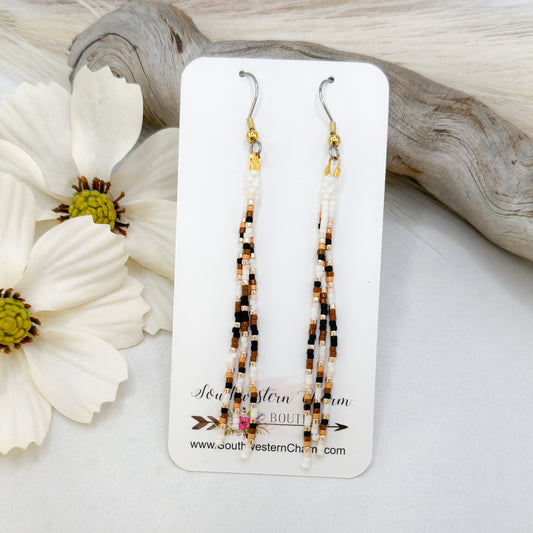 Micha Tassel Beaded Earrings