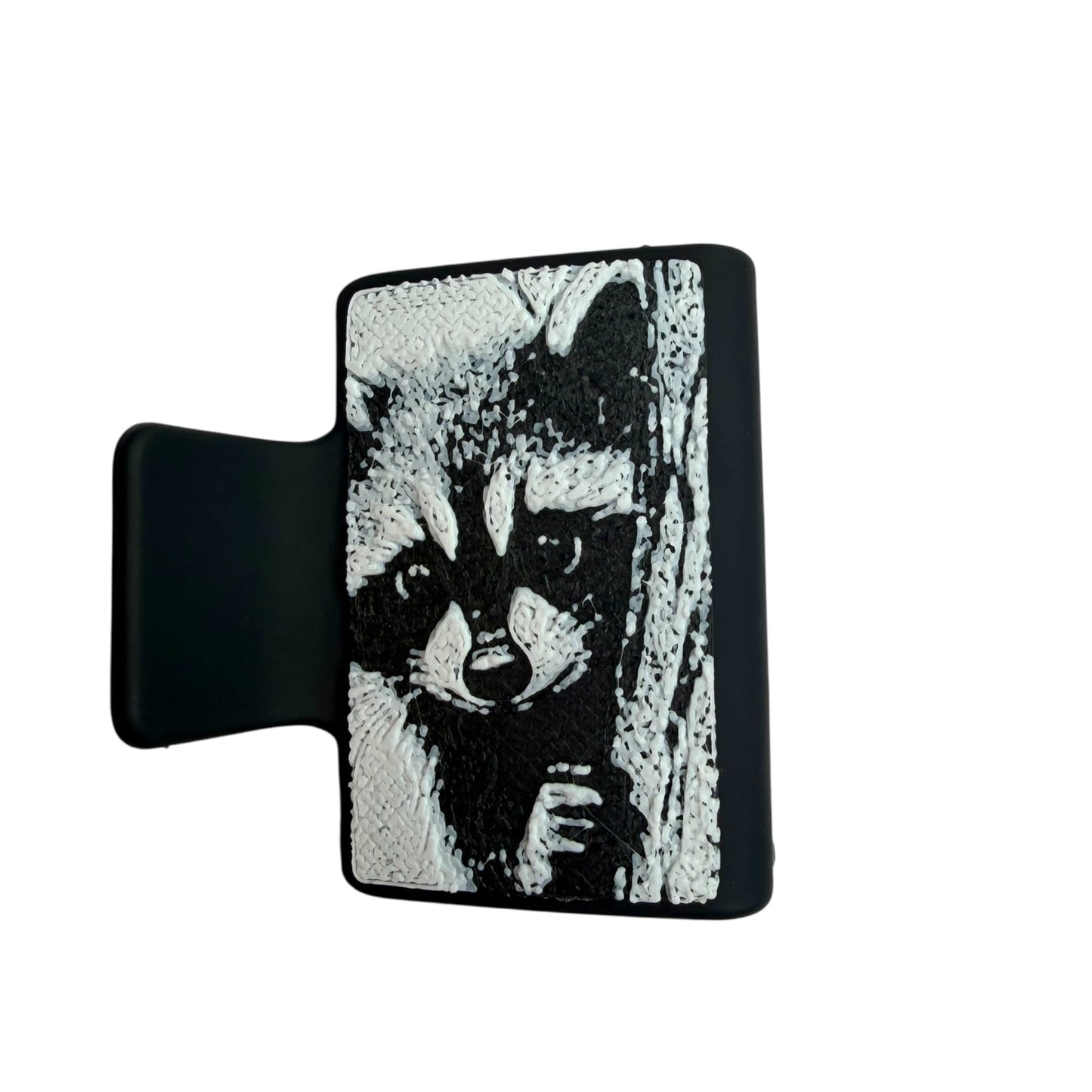 Raccoon - Small 3D Hair Claw