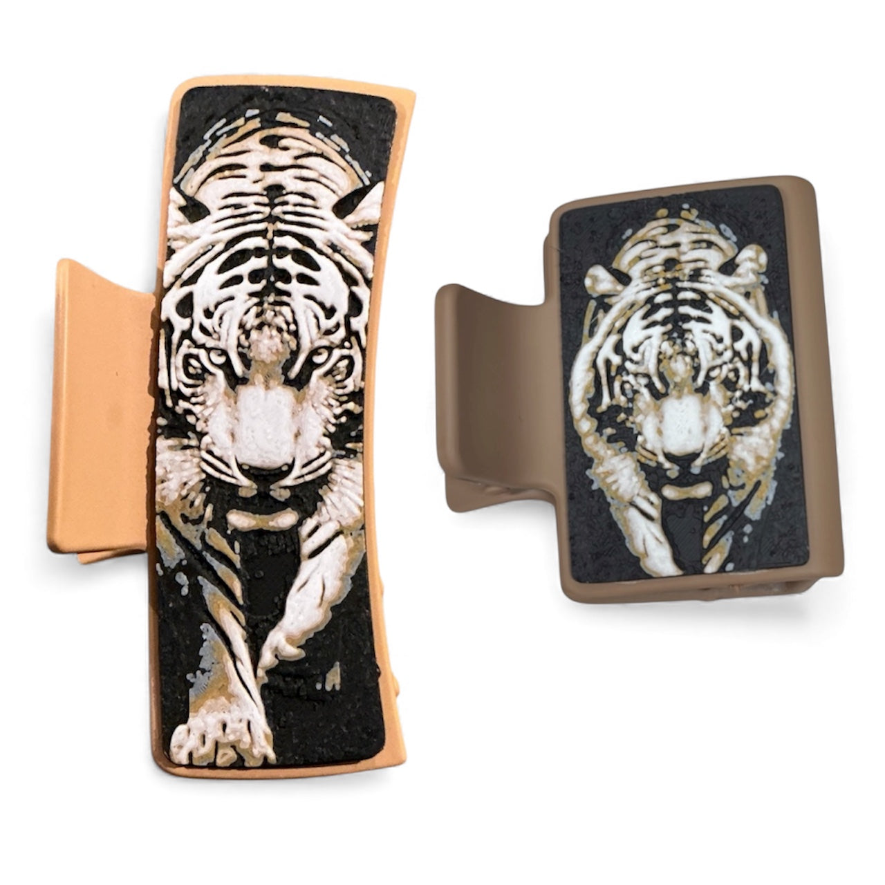 Tiger Large Hair Claw Clip