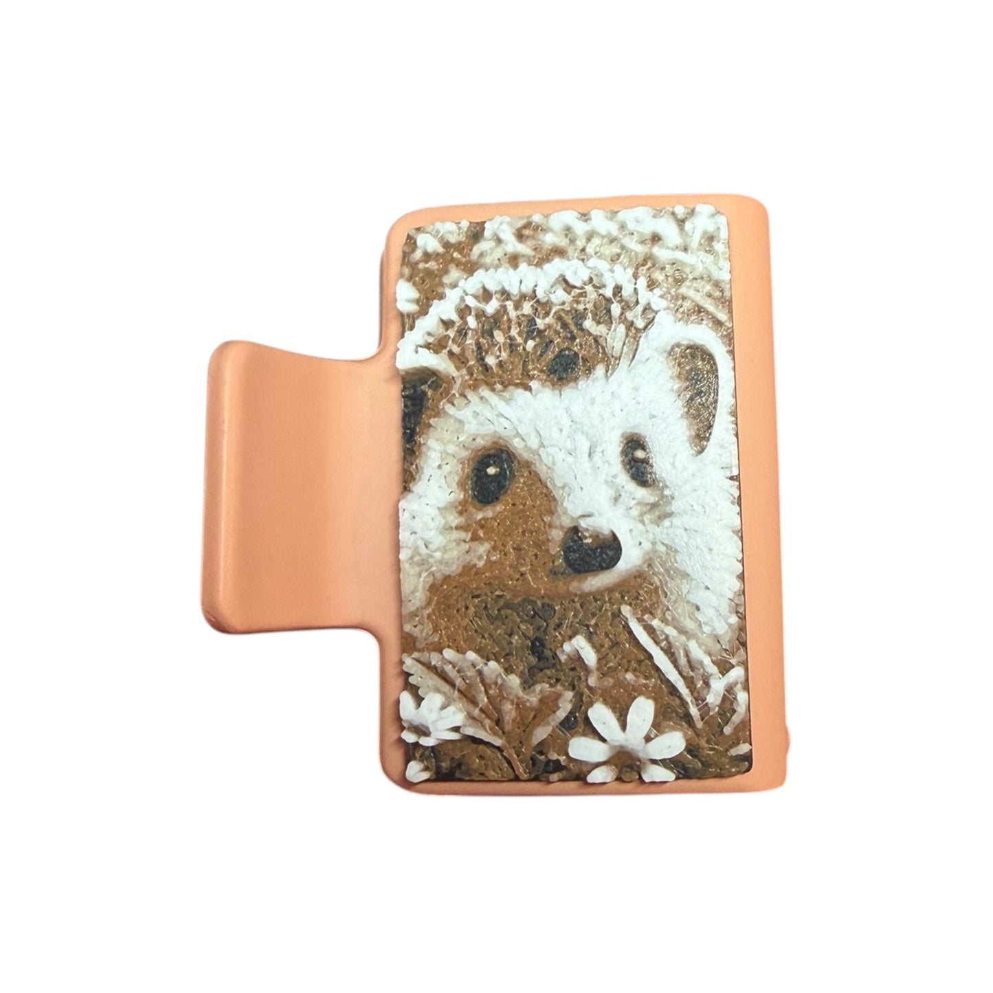 Hedgehog 3D Printed Hair Claw Clip