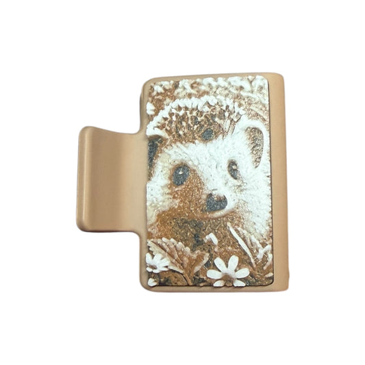 Hedgehog 3D Printed Hair Claw Clip