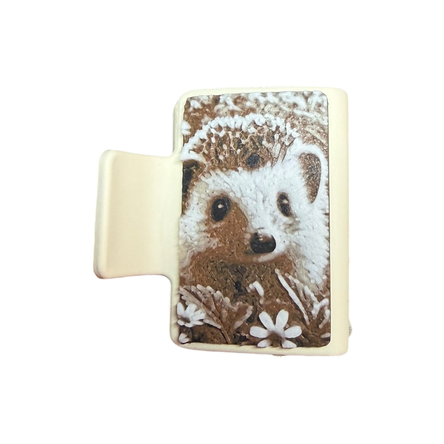 Hedgehog 3D Printed Hair Claw Clip