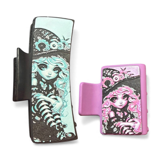 Young Girl Sprite Hair Claw Clip