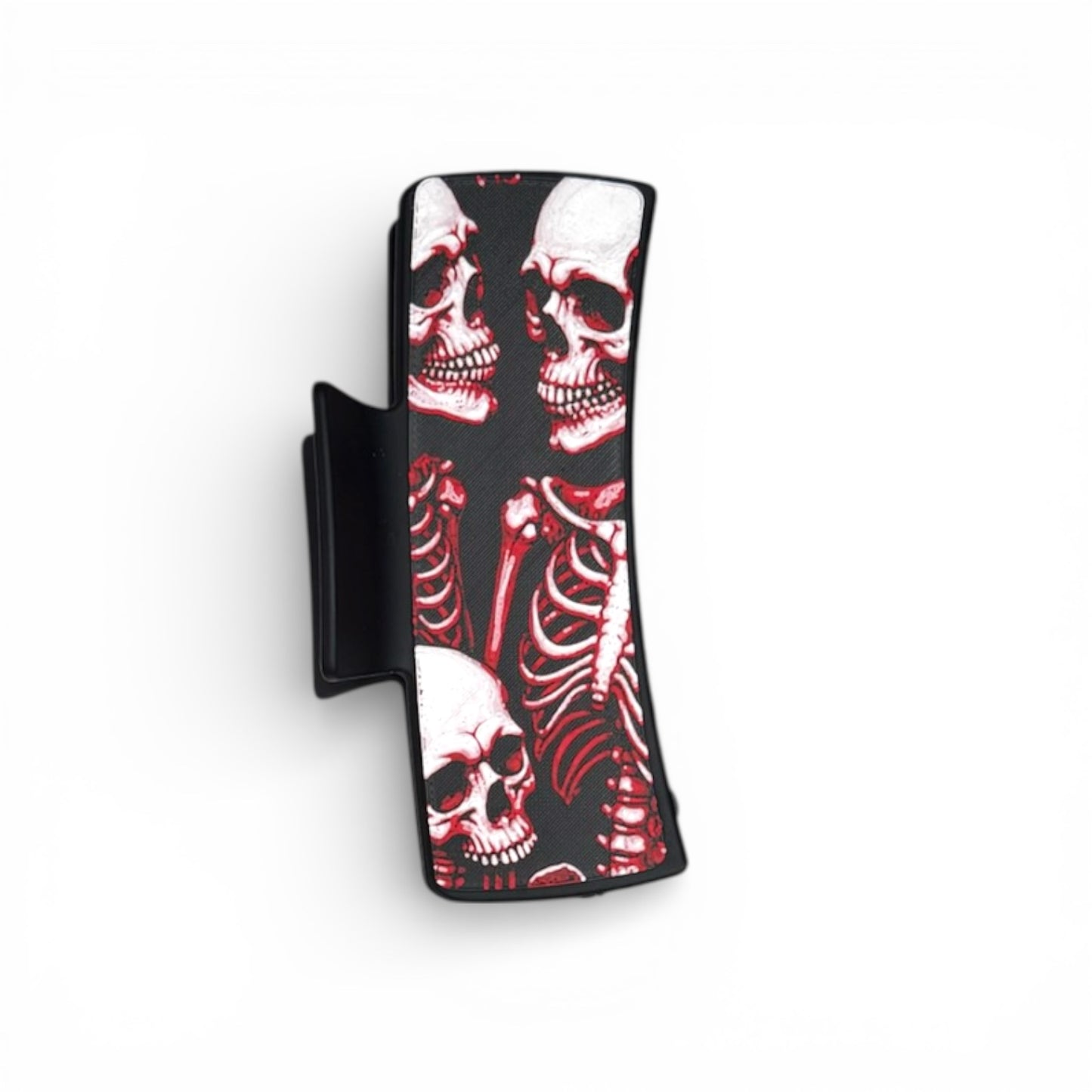 Tri Skelly Large Hair Claw Clip