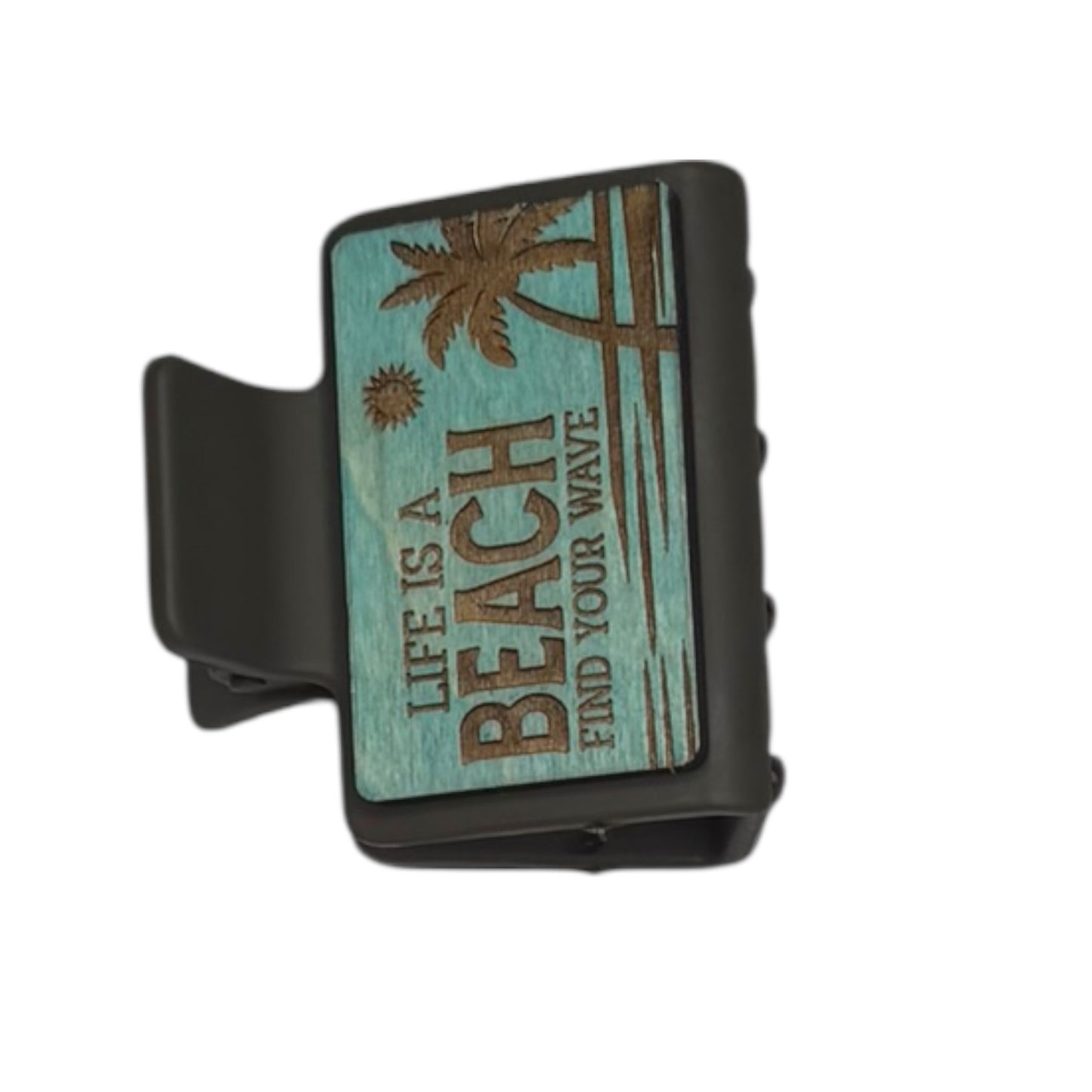 Life is a Beach Claw Clip 2" Small Clip