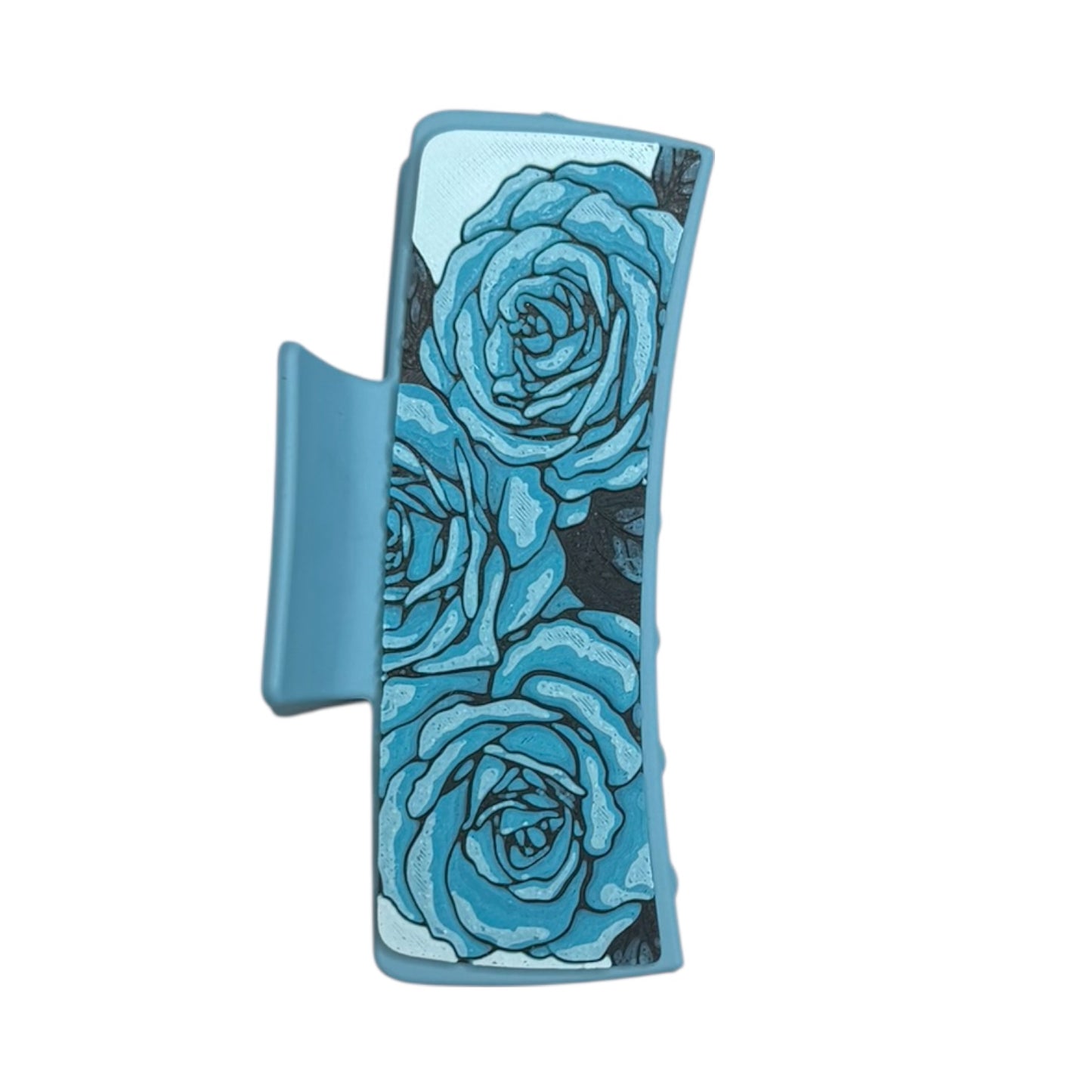 Rose 3D Print Hair Claw Clip - Large