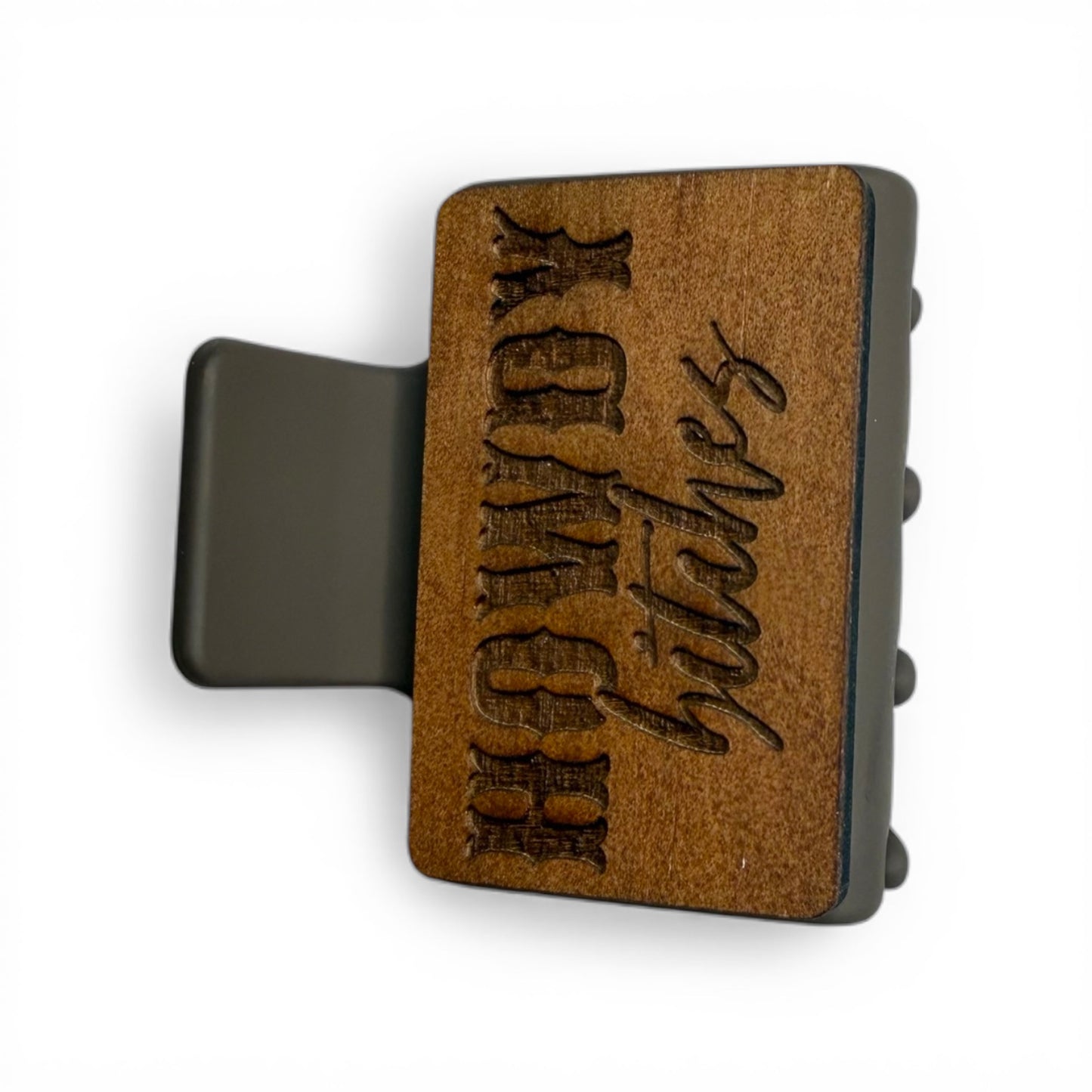 Howdy Bitches Engraved Claw Clip