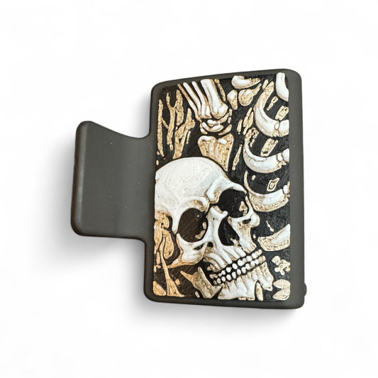 Skeleton Small Hair Claw Clip