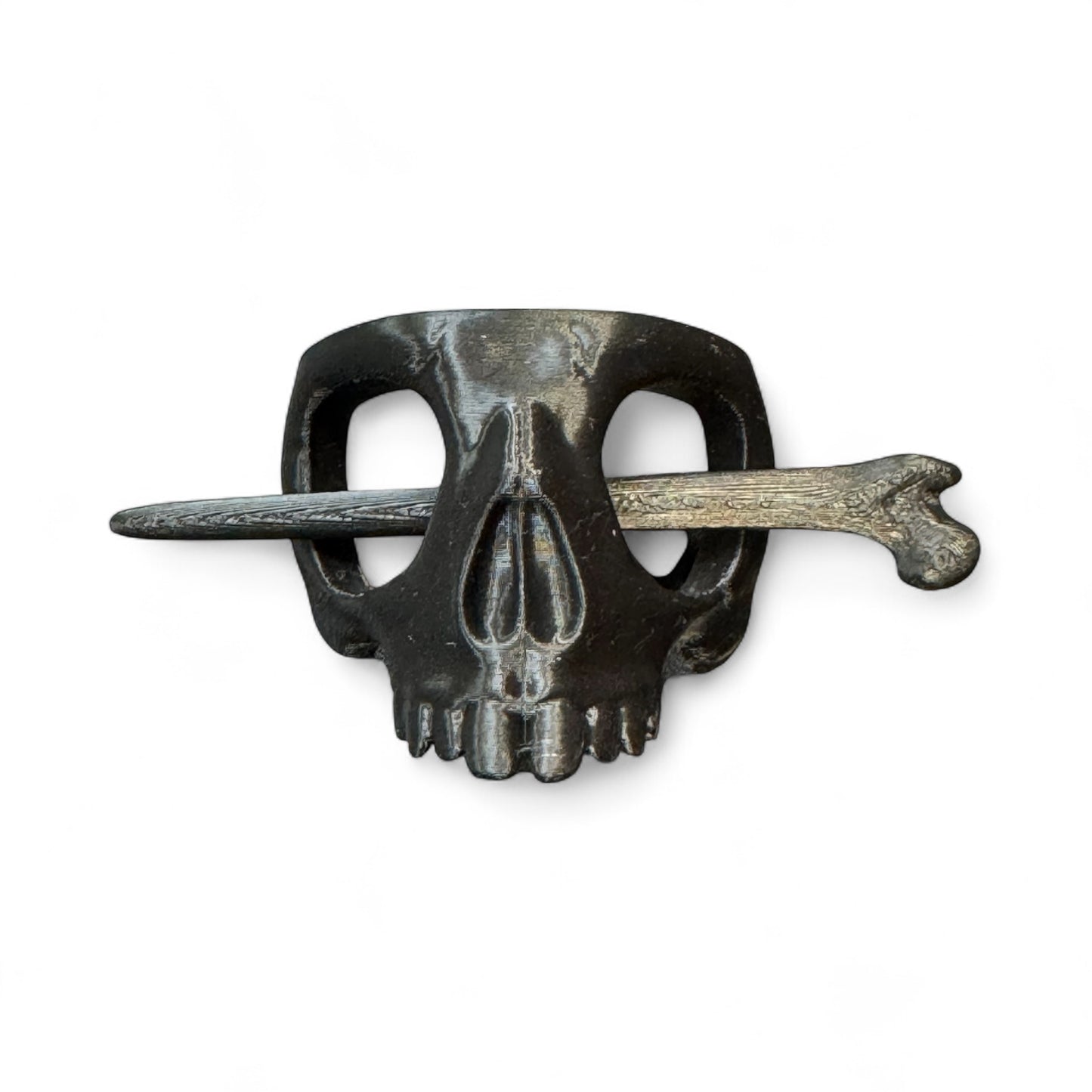 Human Skull 3D Hair Pin