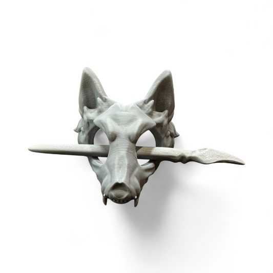 Wolf 3D Hair Pin