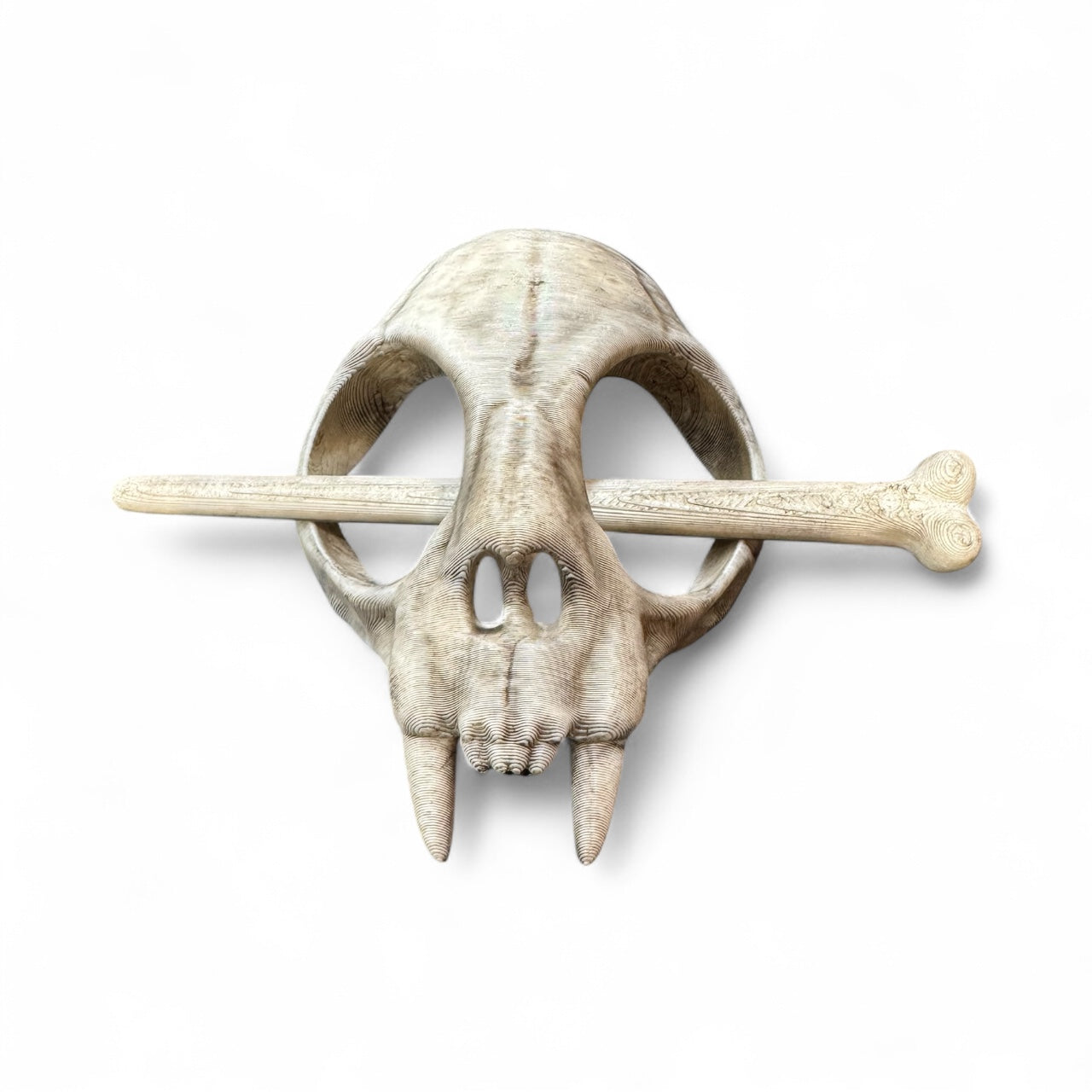 Cat Skull 3D Printed Hair Pin