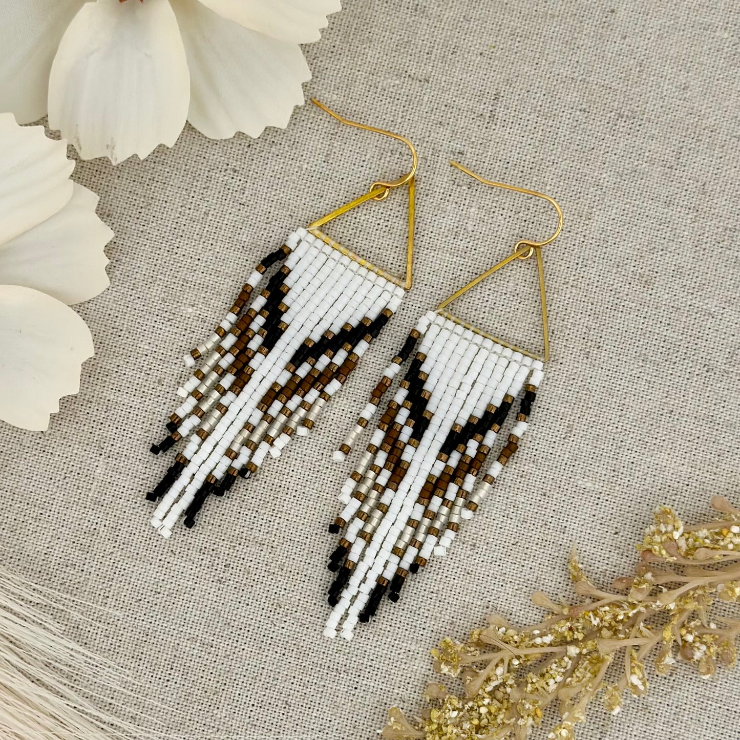 Brooke beaded earrings
