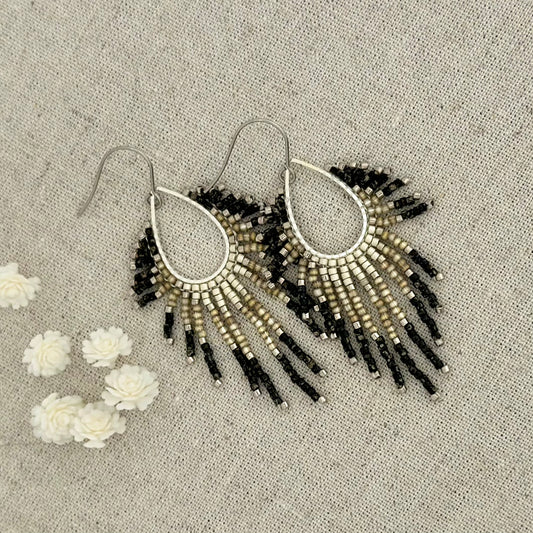Della beaded earrings