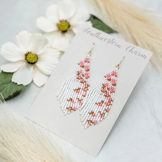 Blossom beaded earrings Andrea